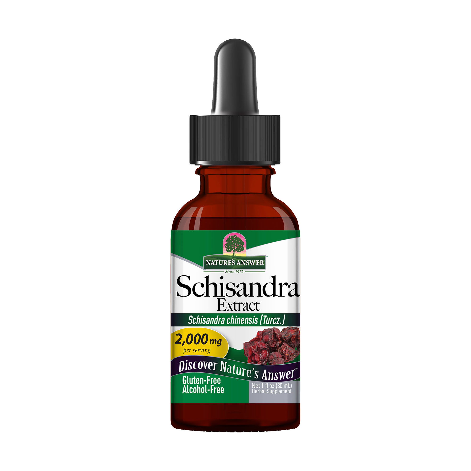 Екстракт лимонника Nature's Answer Schisandra Extract 2000 мг, в рідині, 30 мл